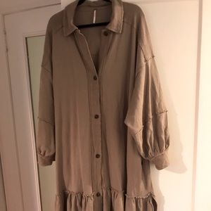 Free People long cardigan/dress
